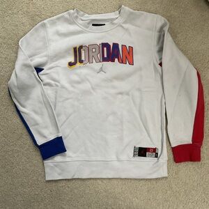 Jordan Kid's Rivals Jordan 23 Crewneck Sweatshirt White | Big Boy Youth XL